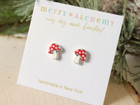 Mushroom Earrings
